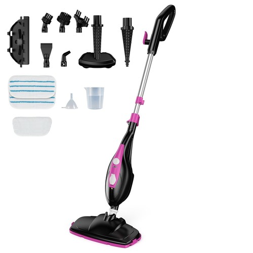 Steam mop 1550w 16ft - 10-in-1,