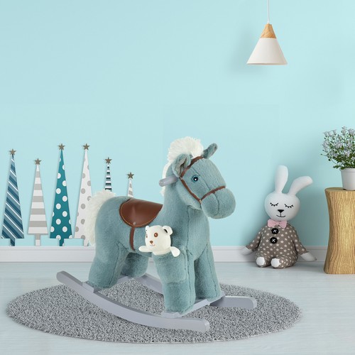 Kids plush ride rocking - kids, ride-on
