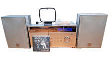 Sharp SD-EX220H CD Player Radio FM AM 1 bit Audio System HiFi Speaker System Vtg