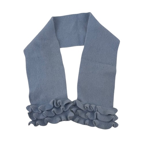 Angora blend scarf blue - scarf, cc