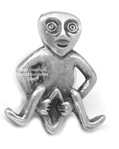 Sheela gig pin badge pagan - pin, (pagan