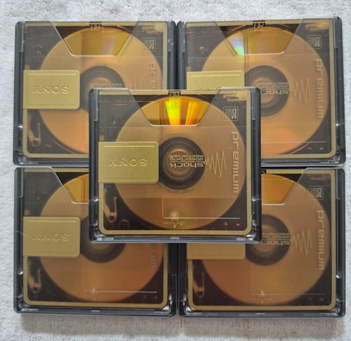 Sony md80 minidiscs 80min - sony,