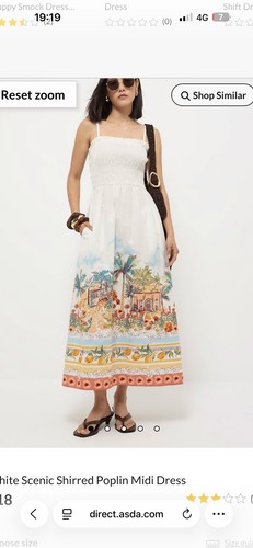 George asda white scenic - asda,