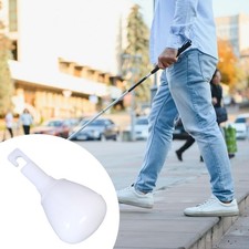 Hook Type Cane Tip Accessories Cane Walking Stick for Blind Visually Seniors