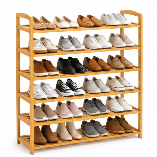 Tiers bamboo shoe - tiers, rack