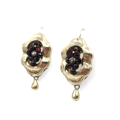 Antique biedermeier earring - antique,