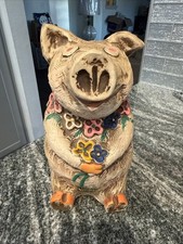 Percy Pig Savings Bank Antique