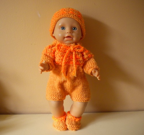 Hand knitted doll - 's, clothes
