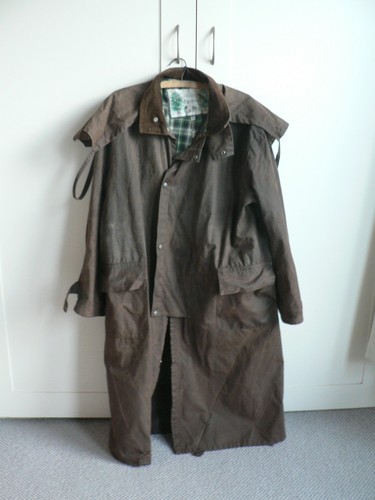 Stockman style wax coat jacket - style,