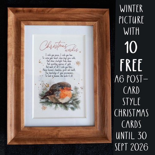 Christmas robin poem - , picture