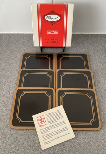 Vintage pimpernel coaster set - vintage,