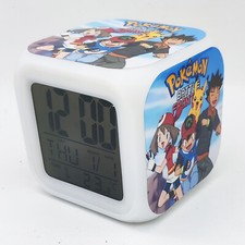 Pokemon 7 Color Chang Night Light Digital Alarm Clock #01