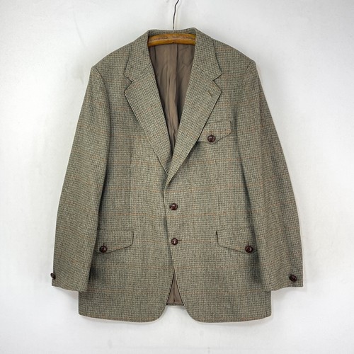 Vintage tweed blazer mens - blazer, 44r
