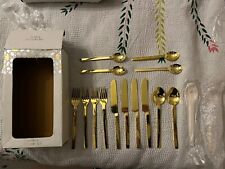 Gold 16 Piece Cutlery Set
