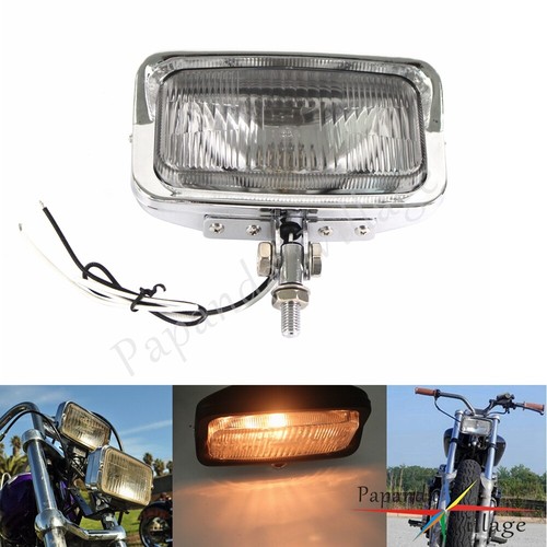Chrome square headlight - chrome,