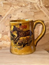 Vintage Tankard Lord Nelson Pottery England Hunting Scene Horses & Hounds