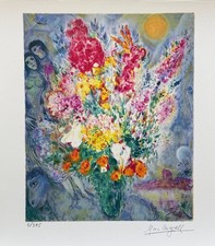 Marc Chagall ORIGINAL BOUQUET