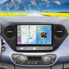 Wireless CarPlay Android 14 Car Radio Stereo GPS NAVI For Hyundai i10 2013-2016