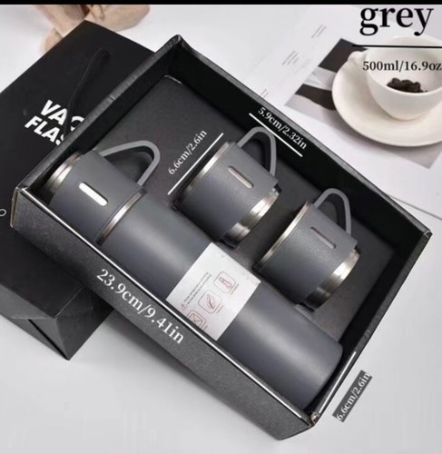 Stainless steel thermos flask - stainless,