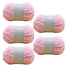 5PC 100g Skein Shiny Chunky