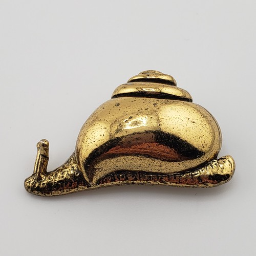 Zentall snail brooch pin - zentall,