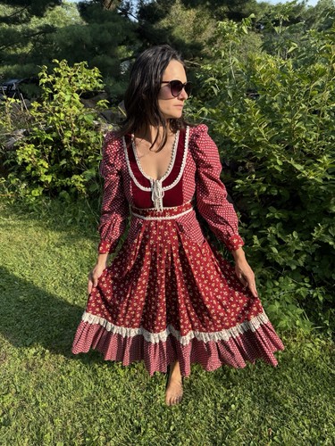Vintage 70s gunne sax red - sax,