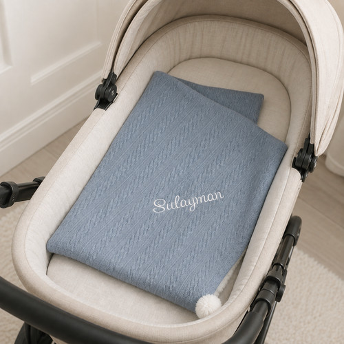Personalised baby blanket