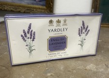 Vintage Luxury Soap Yardley English Lavender 3x 100g Pack Sealed Unopened
