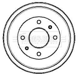 Borg beck bbr7028 - borg, brake