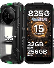 DOOGEE Fire 3 Max Rugged Smartphone, Android 15 Rugged Phone, 32GB + 256GB/2TB