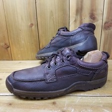 Clarks Active Air Goretex Brown Leather Shoes Mens UK Size 7 G