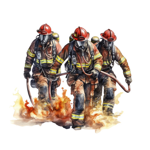 Car sticker fire brigade - x,