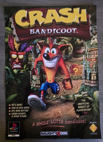 Crash bandicoot ps1 - bandicoot, retro