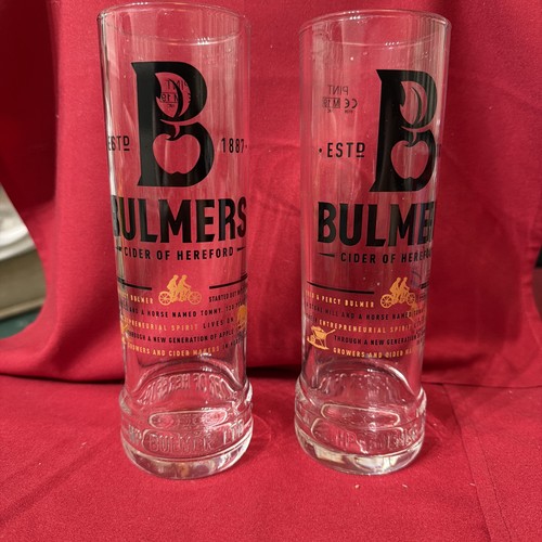 Bulmer cider pint - x,