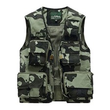 Men's Cargo Multi Pockets Vest