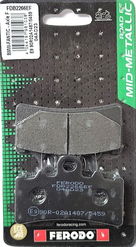 Front brake pads ferodo - front,