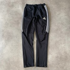 Adidas Climacool Trac Pants Mens Small Tapered Fit Athletic Joggers, Black