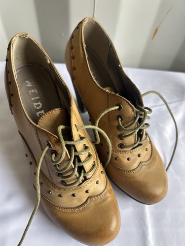 Weide tan leather victoriana - weide,
