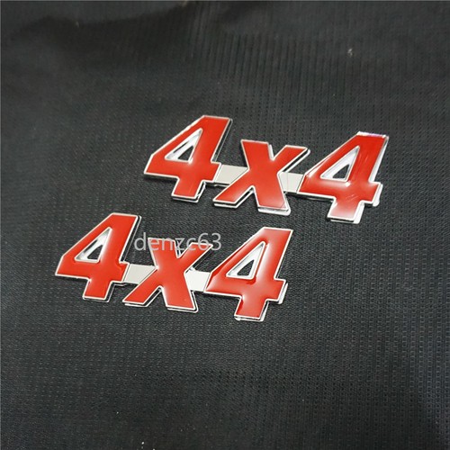 Red 4x4 chrome silver small - 4x4,