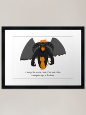 Temper like a balrog Framed