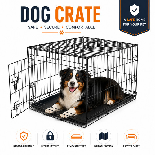 Dog cage puppy training - puppy,
