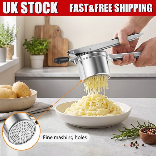 Large stainless steel - steel, potato