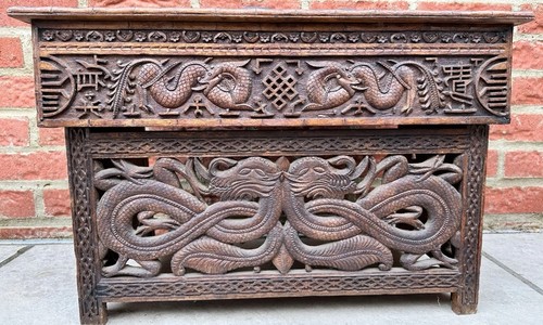 Antique chinese carved dragon - chinese,