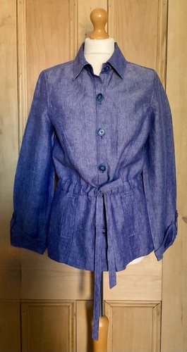 East blue linen safari style - east,