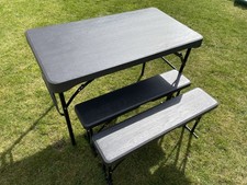 Hi-Gear Richmond Folding Camping/ Picnic Table And Benches