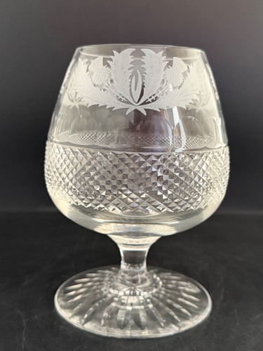 Edinburgh crystal thistle cut - crystal,