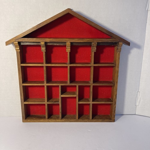 Vtg wooden house - wooden, curio