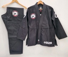 Jiu Jitsu Black Association Brazilian Aranha Martial Arts Kimono & Trousers