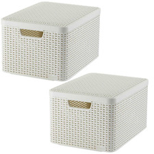 2x Storage Box Container