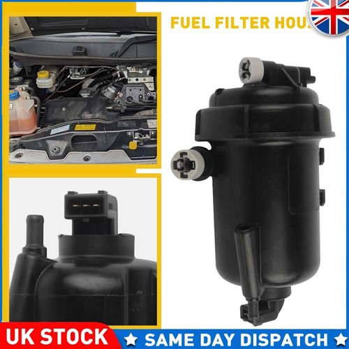 Complete filter housing with - filter,